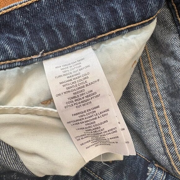 Current/Elliot The Fling Cropped Boyfriend Jeans - Size 29 - Picture 4 of 6